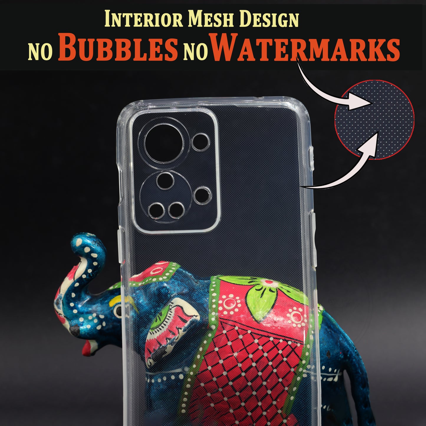 VAKIBO Super Premium Soft TPU Transparent Case With Dustplug,Side Grip,Corner Protection,lanyard Cuts,Camera Protection Suitable for OnePlus Nord 2T