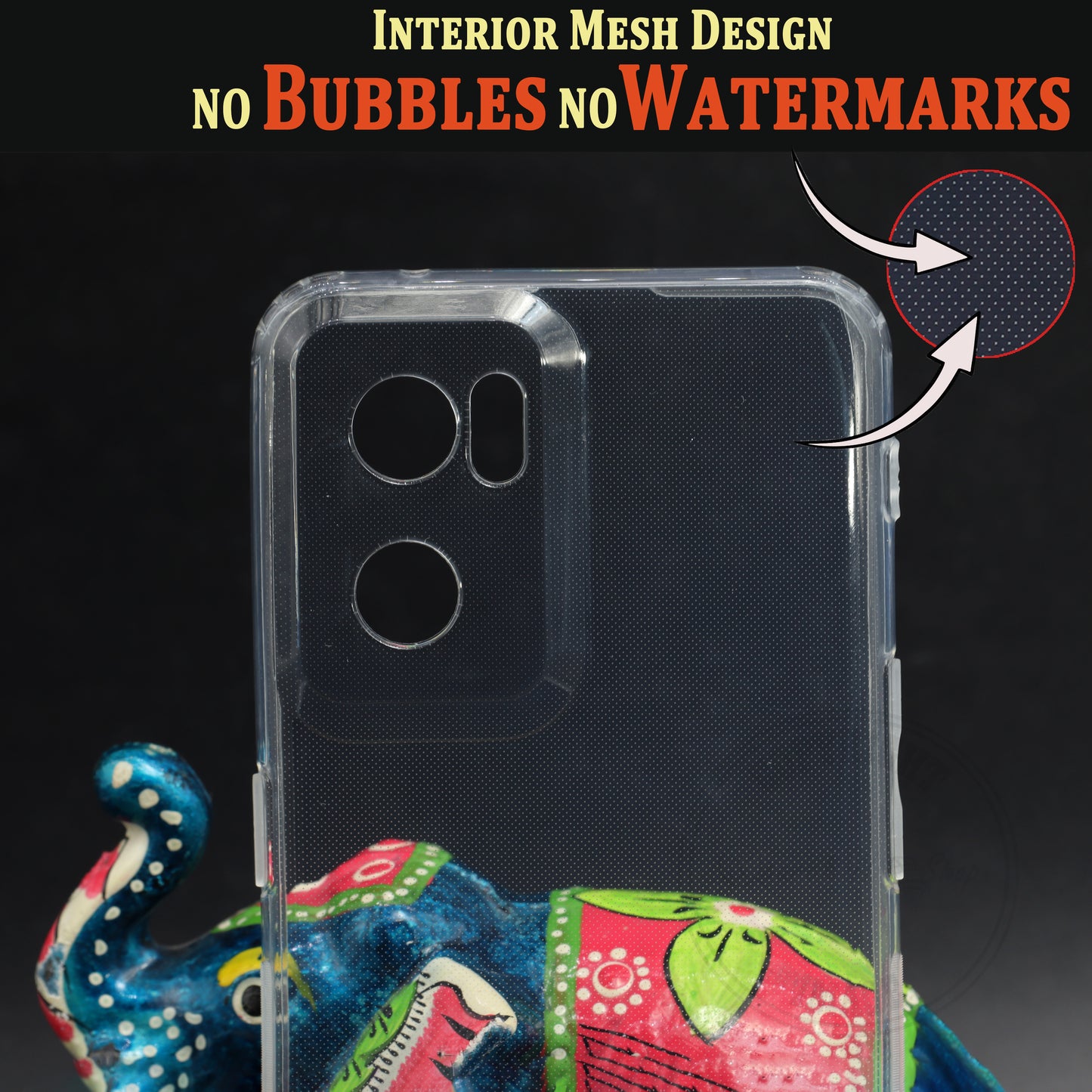 VAKIBO Super Premium Soft TPU Transparent Case With Dustplug,Side Grip,Corner Protection,lanyard Cuts,Camera Protection Suitable for OnePlus Nord CE2