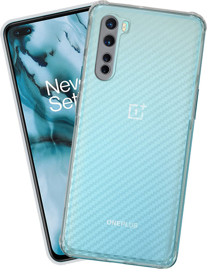 VAKIBO Transparent Back Cover Case Suitable for OnePlus Nord