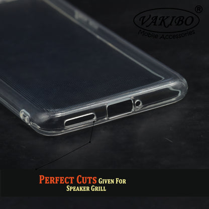 VAKIBO Premium Clear 2MM Thick Transparent Soft TPU Rubber Back Cover Case With Camera Protection Suitable for OnePlus Nord 2