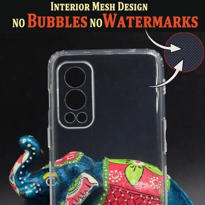 VAKIBO Super Premium Soft TPU Transparent Case With Dustplug,Side Grip,Corner Protection,lanyard Cuts,Camera Protection Suitable for OnePlus Nord 2