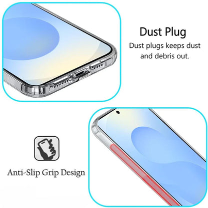 VAKIBO Premium Clear 1.5MM Thick Transparent Soft TPU Rubber Back Cover Case With Camera Protection Suitable for Oppo A3 Pro