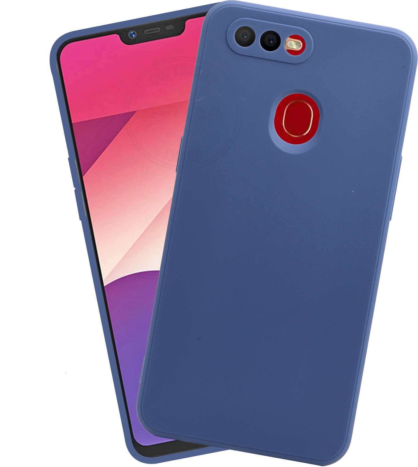 VAKIBO Blue Coloured Back Cover Case Suitable for Realme C1