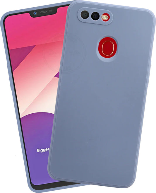 VAKIBO Steel Blue Coloured Back Cover Case Suitable for Realme C1