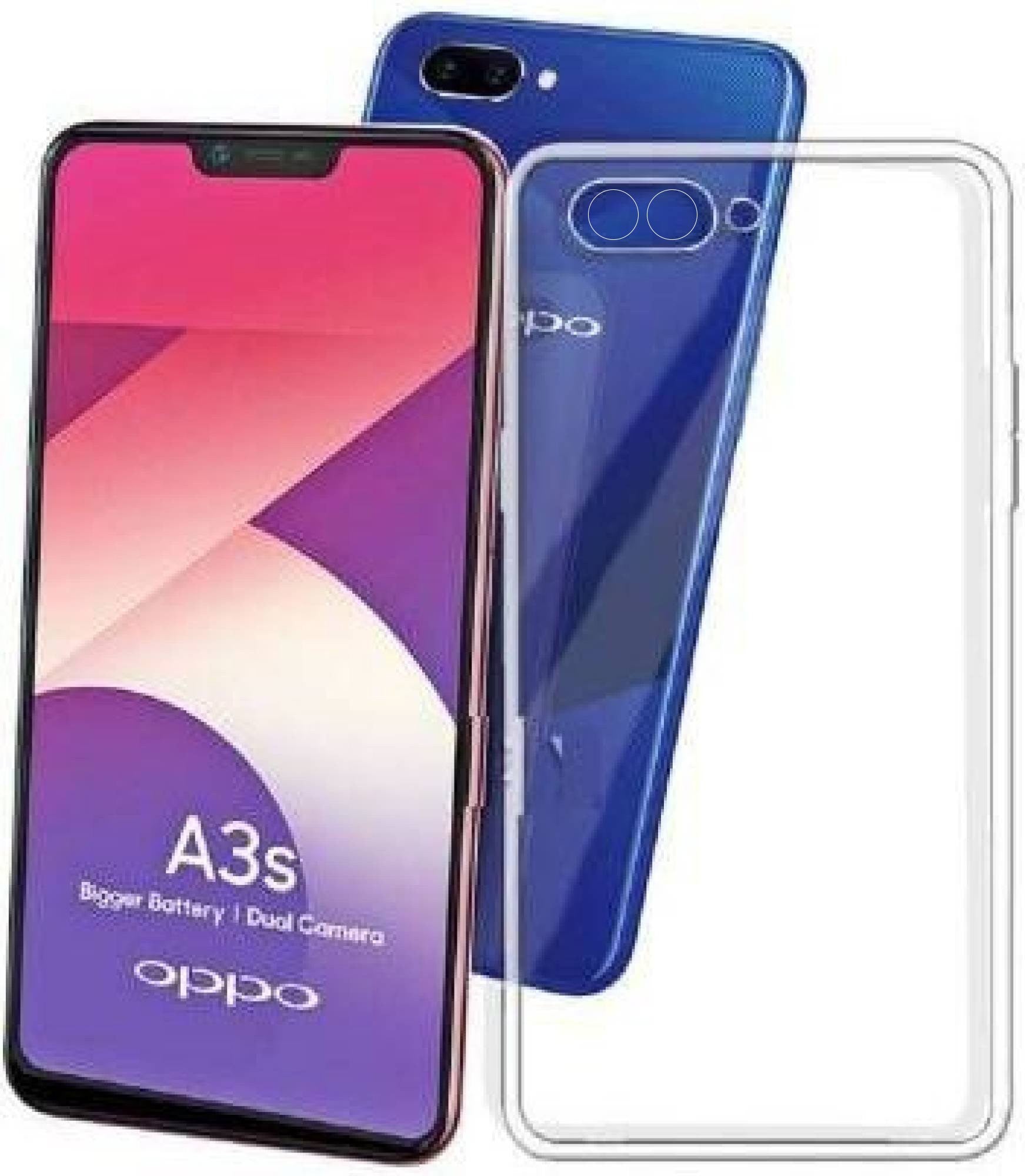 VAKIBO Super Premium Soft TPU Transparent Case With Dustplug,Side Grip,Corner Protection,lanyard Cuts,Camera Protection Suitable for Realme C1