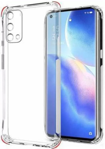 VAKIBO Super Premium Soft TPU Transparent Case With Dustplug,Side Grip,Corner Protection,lanyard Cuts,Camera Protection Suitable for Oppo F19s