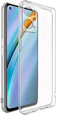 VAKIBO Super Premium Soft TPU Transparent Case With Dustplug,Side Grip,Corner Protection,lanyard Cuts,Camera Protection Suitable for Oppo K10 4G