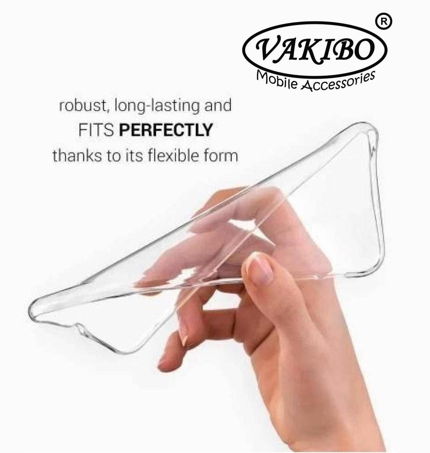 VAKIBO Super Premium Soft TPU Transparent Case With Dustplug,Side Grip,Corner Protection,lanyard Cuts,Camera Protection Suitable for Oppo Reno 2Z