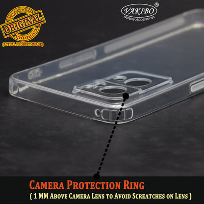 VAKIBO Super Premium Soft TPU Transparent Case With Dustplug,Side Grip,Corner Protection,lanyard Cuts,Camera Protection Suitable for Oppo Reno 7 Pro