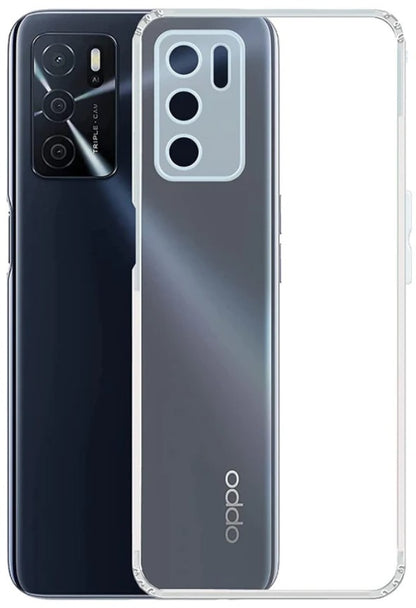VAKIBO Super Premium Soft TPU Transparent Case With Dustplug,Side Grip,Corner Protection,lanyard Cuts,Camera Protection Suitable for Oppo A16