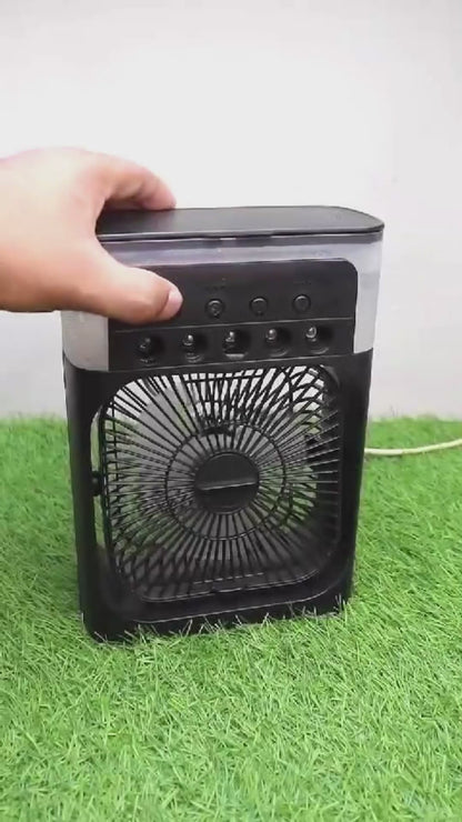 Portable Air Cooling Misting Fan with 5 Hole Spray