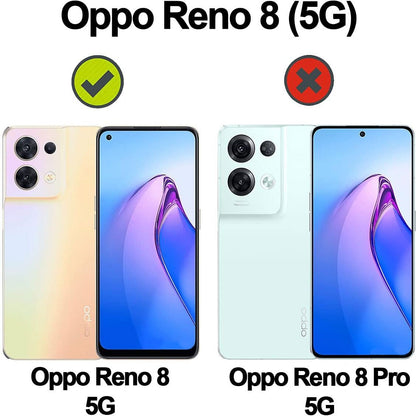 VAKIBO Premium Clear 1.5MM Thick Transparent Soft TPU Rubber Back Cover Case With Camera Protection Suitable for Oppo Reno8 5G