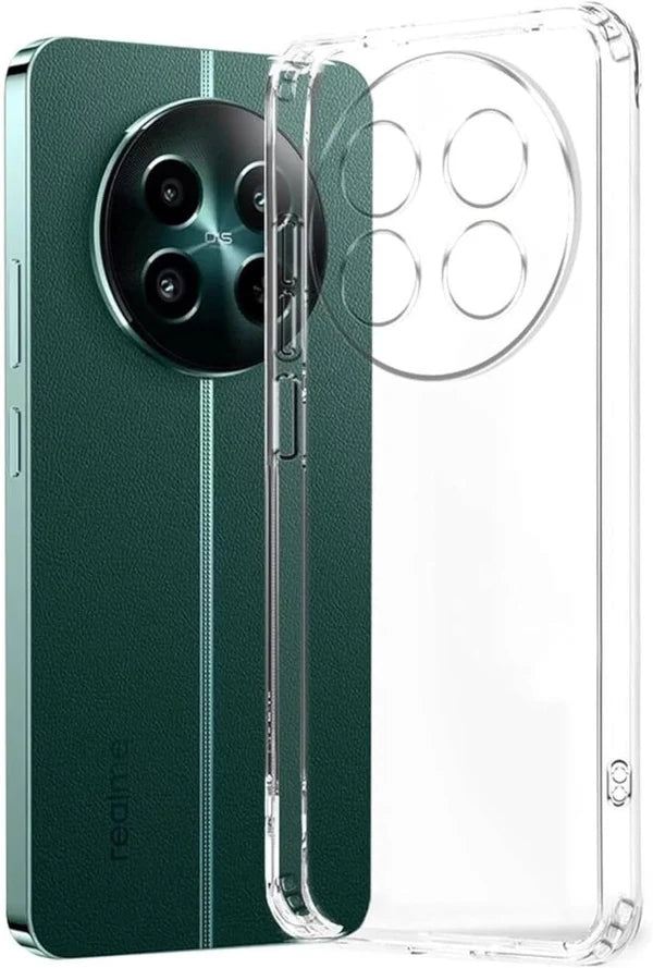 VAKIBO Premium Clear 1.5MM Thick Transparent Soft TPU Rubber Back Cover Case With Camera Protection Suitable for Realme Narzo N65