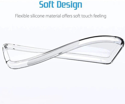 VAKIBO Premium Clear 1.5MM Thick Transparent Soft TPU Rubber Back Cover Case With Camera Protection Suitable for Realme 12X