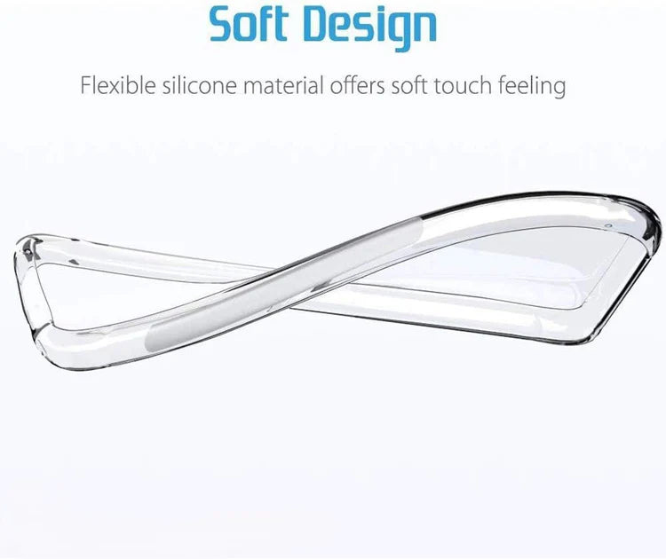 VAKIBO Premium Clear 1.5MM Thick Transparent Soft TPU Rubber Back Cover Case With Camera Protection Suitable for Realme GT6