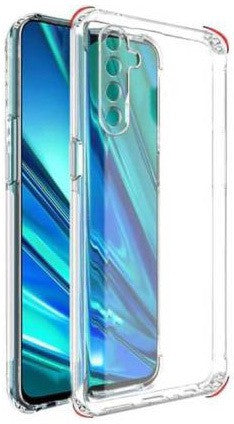 VAKIBO Super Premium Soft TPU Transparent Case With Dustplug,Side Grip,Corner Protection,lanyard Cuts,Camera Protection Suitable for Realme 5i