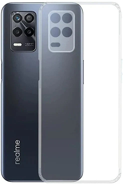 VAKIBO Premium Clear 1.5MM Thick Transparent Soft TPU Rubber Back Cover Case With Camera Protection Suitable for Realme 9