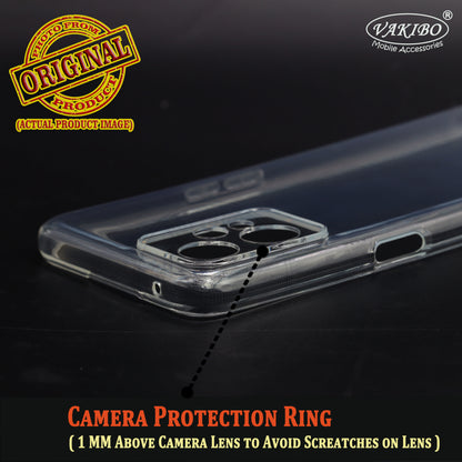VAKIBO Premium Clear 2MM Thick Transparent Soft TPU Rubber Back Cover Case With Camera Protection Suitable for Realme 9 Pro