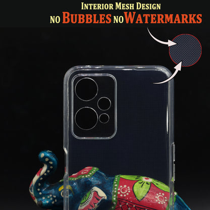VAKIBO Premium Clear 2MM Thick Transparent Soft TPU Rubber Back Cover Case With Camera Protection Suitable for Realme 9 Pro