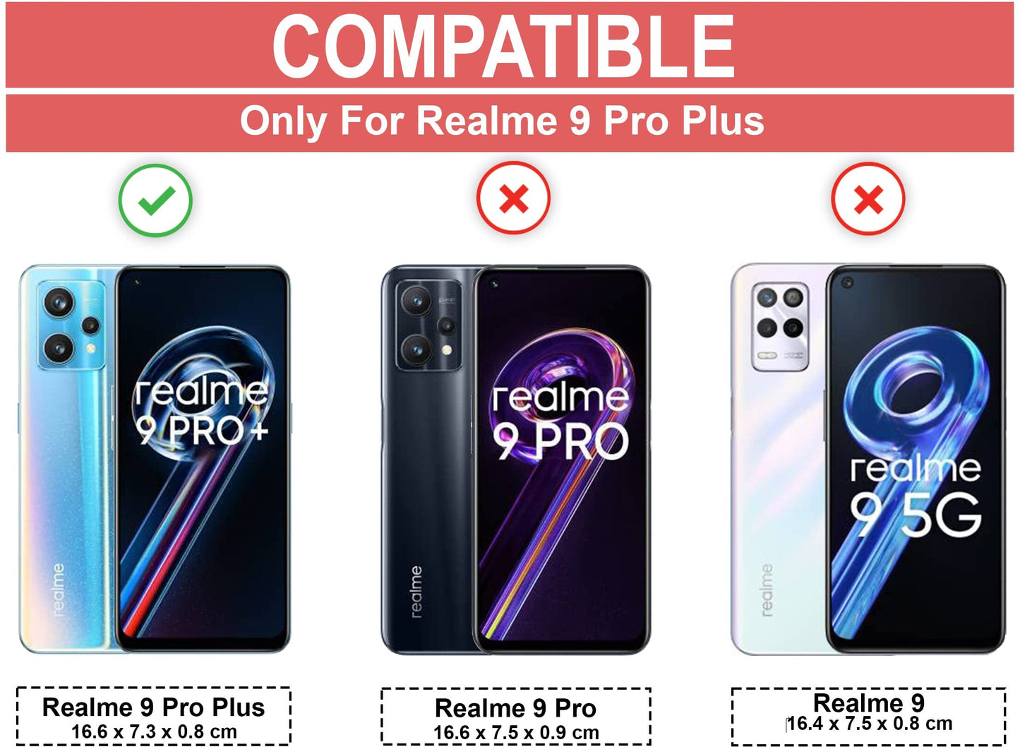 VAKIBO Best Selling Black and Transparent Back Cover Case Made With Soft TPU and Acrylic With 4 Corner and Camera Protection Suitable for Realme 9 Pro Plus