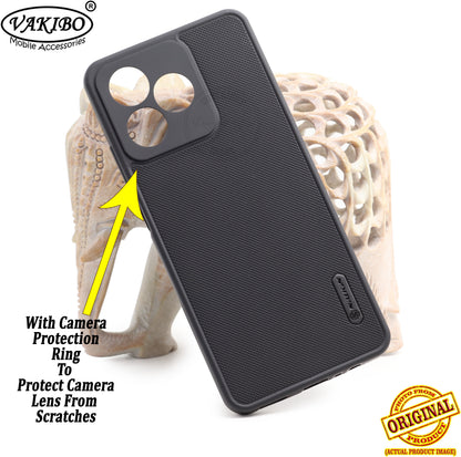 VAKIBO Dotted Black Coloured Made with Silicon Rubber TPU Back Cover Case Suitable for Realme C51 4G