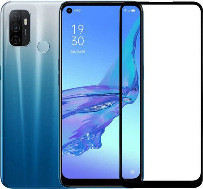 Super Premium Quality Tempered Glass Screen Guard Protector With Black Border Suitable For Realme Narzo 30