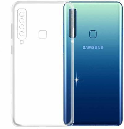 VAKIBO Super Premium Soft TPU Transparent Case With Dustplug,Side Grip,Corner Protection,lanyard Cuts,Camera Protection Suitable for Samsung A9 2018