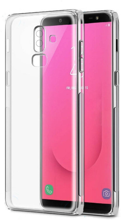 VAKIBO Premium Clear 1.5MM Thick Transparent Soft TPU Rubber Back Cover Case With Camera Protection Suitable for Samsung Galaxy J8 2018