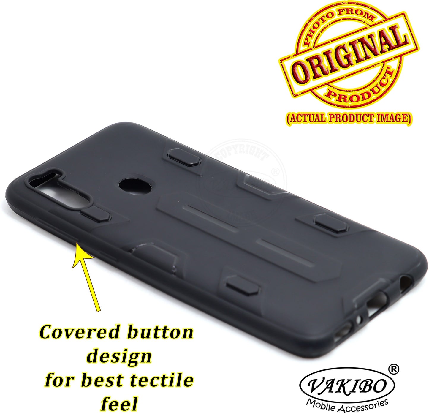 VAKIBO Black Coloured Back Cover Case Suitable for Samsung Galaxy M30S