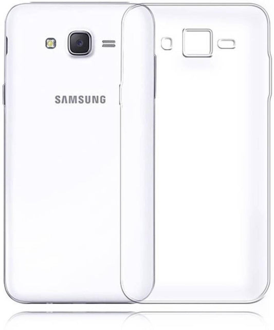 VAKIBO Super Premium Soft TPU Transparent Case With Dustplug,Side Grip,Corner Protection,lanyard Cuts,Camera Protection Suitable for Samsung J2 2015 /J2 /J200