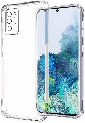 VAKIBO Super Premium Soft TPU Transparent Case With Dustplug,Side Grip,Corner Protection,lanyard Cuts,Camera Protection Suitable for Samsung Note 20 Plus