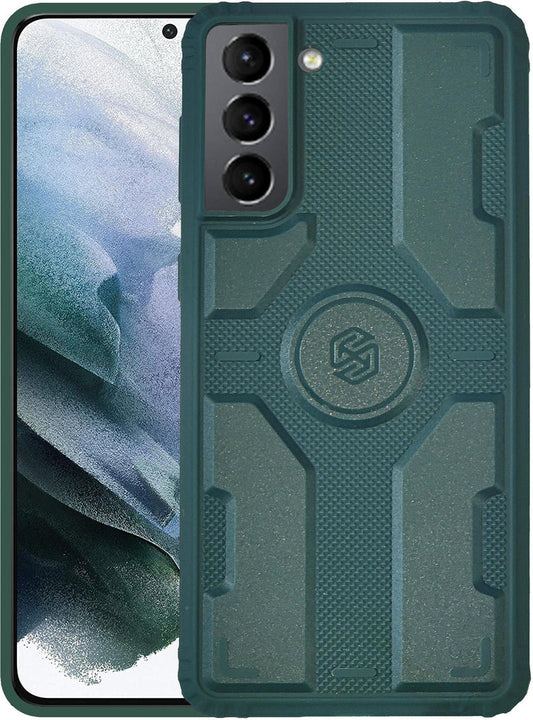 VAKIBO Strong Back Cover Green Coloured Soft TPU Back Cover Case With Camera protection Ring Suitable for Samsung Galaxy S30