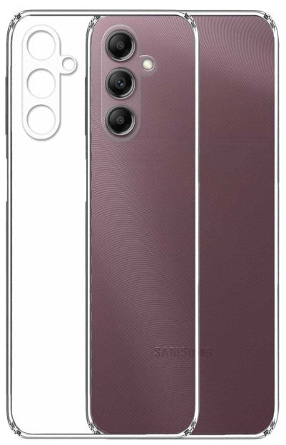 VAKIBO Premium Clear 1.5MM Thick Transparent Soft TPU Rubber Back Cover Case With Camera Protection Suitable for Samsung M14 5G