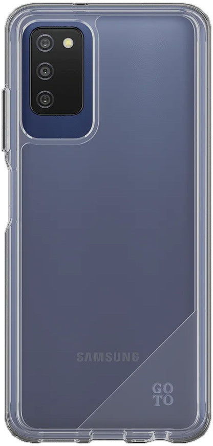 VAKIBO Premium Clear 2MM Thick Transparent Soft TPU Rubber Back Cover Case With Camera Protection Suitable for Samsung Galaxy A03s