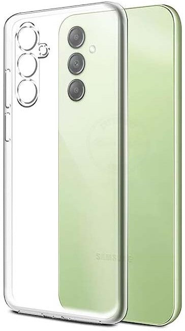 VAKIBO Super Premium Soft TPU Transparent Case With Dustplug,Side Grip,Corner Protection,lanyard Cuts,Camera Protection Suitable for Samsung A54 5G