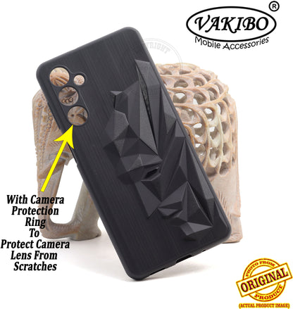VAKIBO Bat Man 3D Mask Design Black Coloured Soft TPU Back Cover Case With Camera Protection Ring Suitable for Samsung Galaxy M54 5G