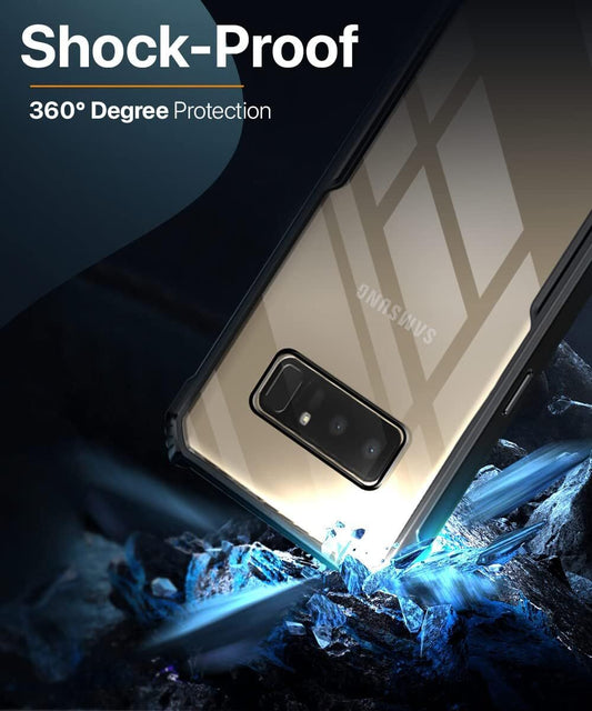 VAKIBO Best Selling Black and Transparent Back Cover Case Made With Soft TPU and Acrylic With 4 Corner and Camera Protection Suitable for Samsung Galaxy Note 8