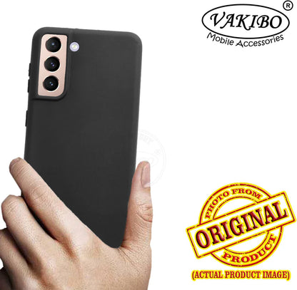 VAKIBO Matte Frosted Black Coloured Soft TPU Back Cover Case Suitable for Samsung Galaxy S30