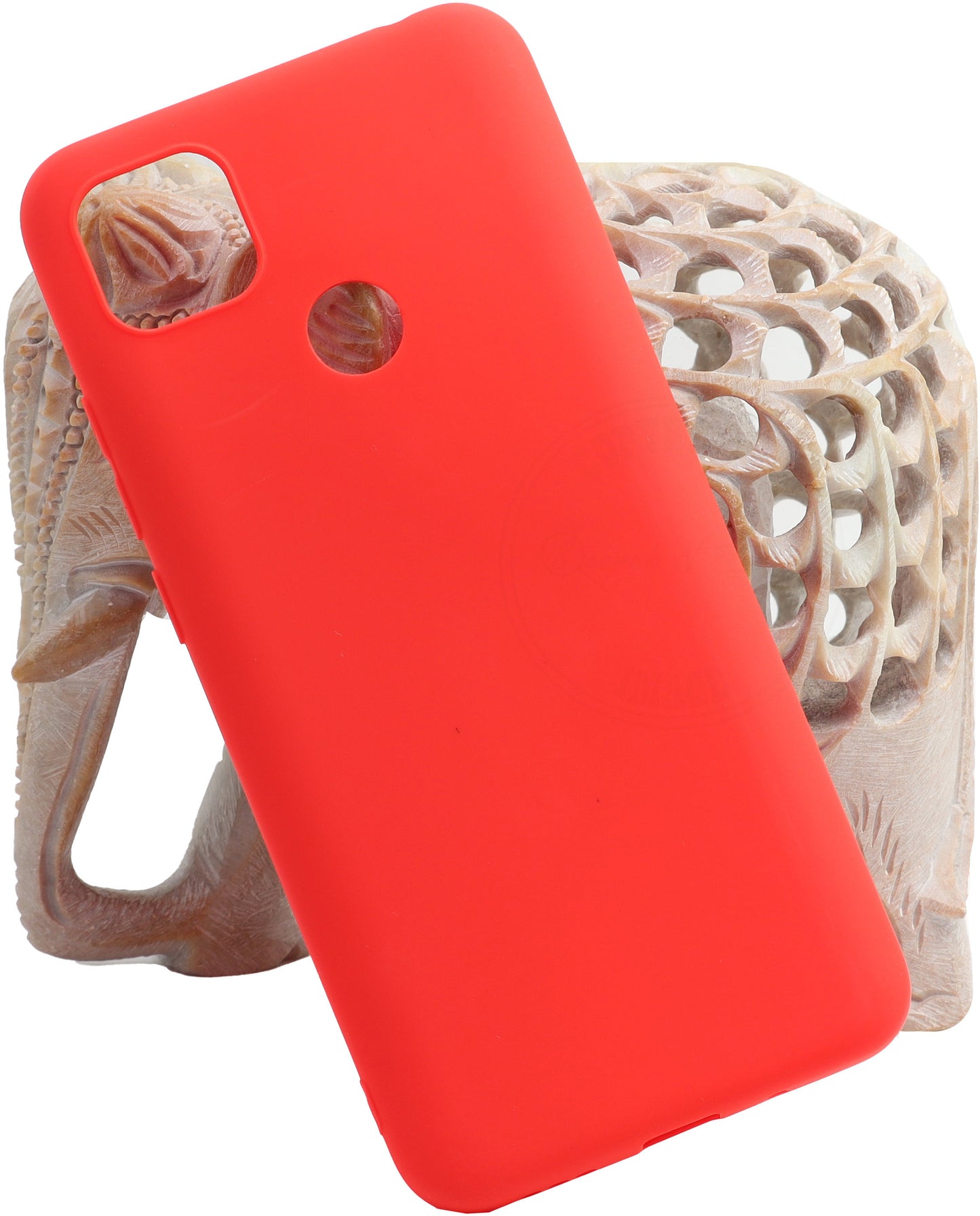 VAKIBO Red Coloured Back Cover Case Suitable for Mi Redmi 9
