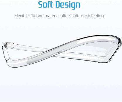 VAKIBO Super Premium Soft TPU Transparent Case With Dustplug,Side Grip,Corner Protection,lanyard Cuts,Camera Protection Suitable for Samsung M11