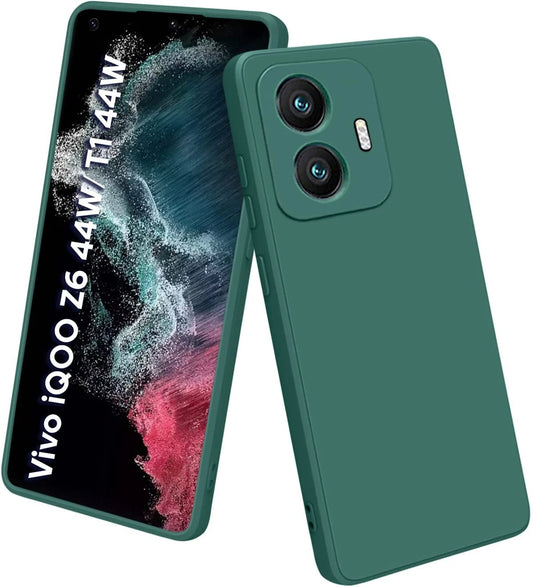 VAKIBO Green Coloured Back Cover Case Suitable for Vivo T1 44w