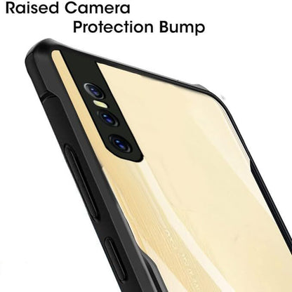 VAKIBO Super Premium Black Border Transparent Case With Corner Protection & Camera Protection Suitable for Vivo V15 Pro
