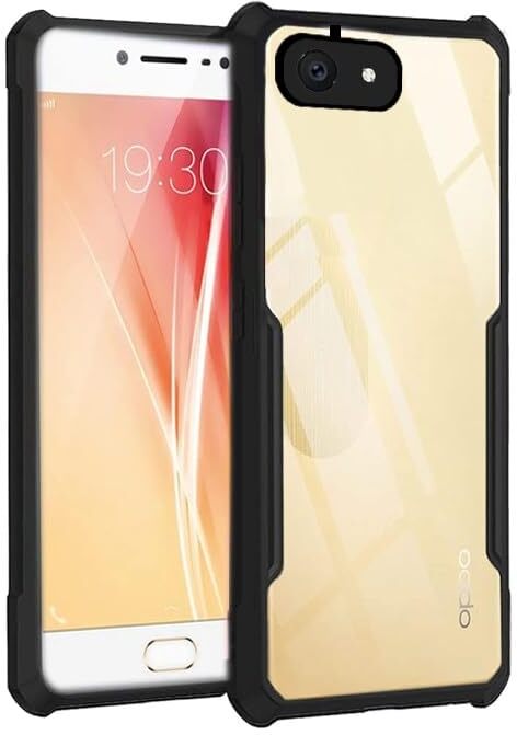 VAKIBO Super Premium Black Border Transparent Case With Corner Protection & Camera Protection Suitable for Vivo V5