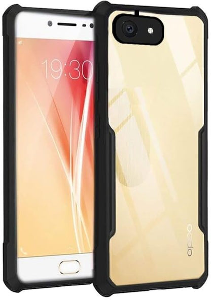 VAKIBO Super Premium Black Border Transparent Case With Corner Protection & Camera Protection Suitable for Vivo V5 Lite