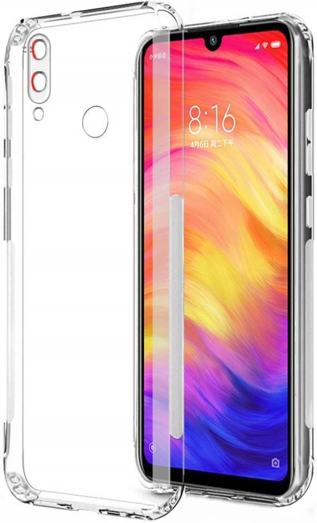 VAKIBO Super Premium Soft TPU Transparent Case With Dustplug,Side Grip,Corner Protection,lanyard Cuts,Camera Protection Suitable for Vivo Y11 2019