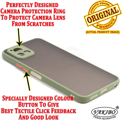 VAKIBO Smoke Design With Camera Protection Light Green Coloured Soft Sides and Hard Back Back Cover Case Suitable for Vivo Y52s