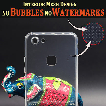 VAKIBO Super Premium Soft TPU Transparent Case With Dustplug,Side Grip,Corner Protection,lanyard Cuts,Camera Protection Suitable for Vivo Y83