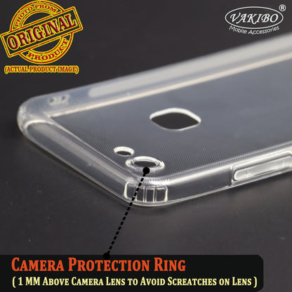 VAKIBO Super Premium Soft TPU Transparent Case With Dustplug,Side Grip,Corner Protection,lanyard Cuts,Camera Protection Suitable for Vivo Y83