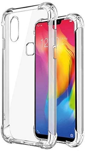 VAKIBO Super Premium Soft TPU Transparent Case With Dustplug,Side Grip,Corner Protection,lanyard Cuts,Camera Protection Suitable for Vivo Y83 PRO 