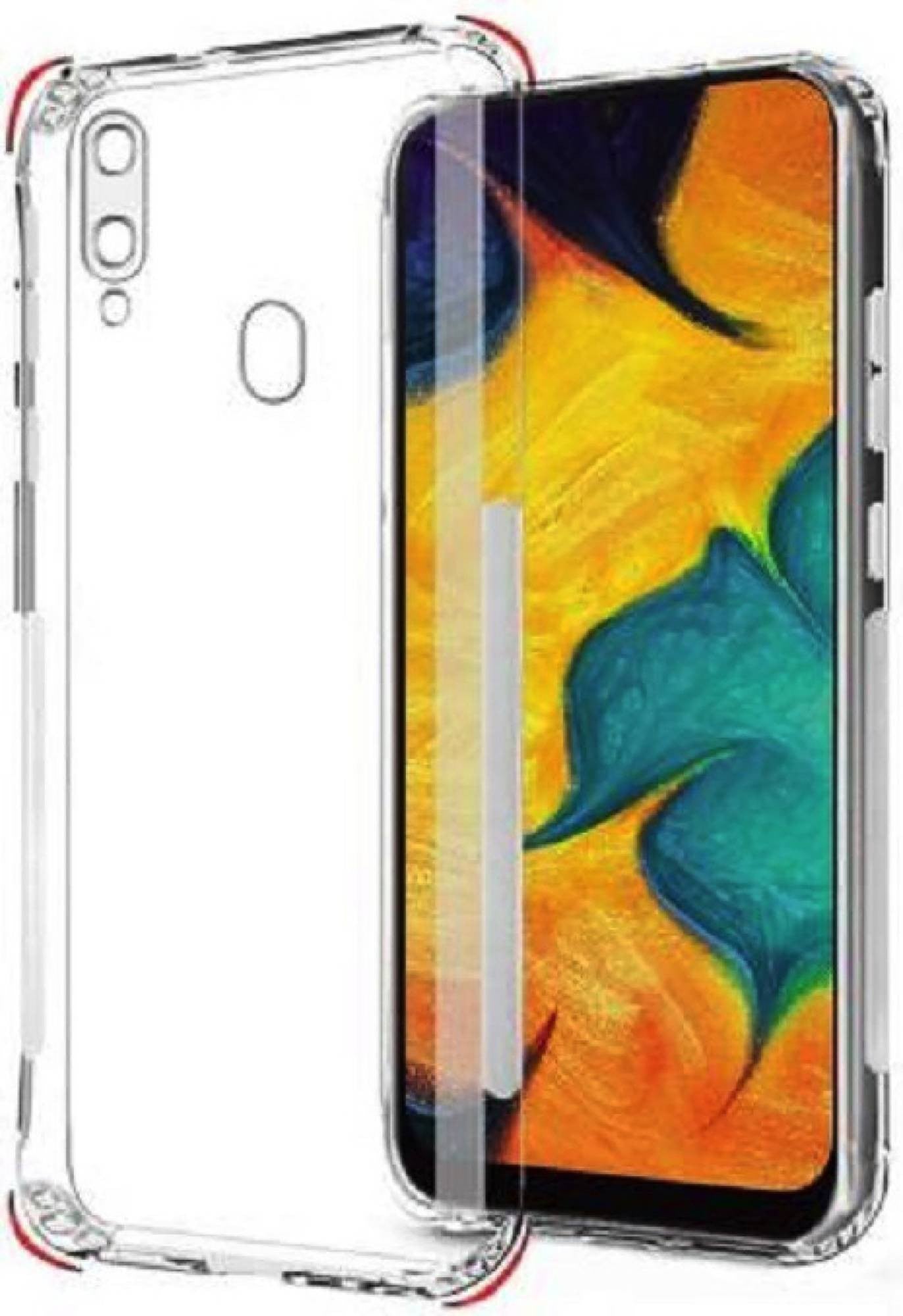 VAKIBO Super Premium Soft TPU Transparent Case With Dustplug,Side Grip,Corner Protection,lanyard Cuts,Camera Protection Suitable for Vivo Y97